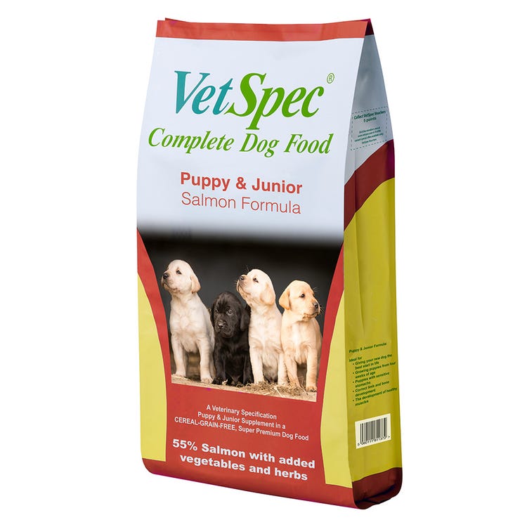 VetSpec Puppy &amp; Junior Salmon Formula image 1